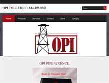 Tablet Screenshot of oilfield-products.com